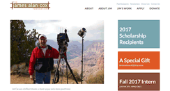 Desktop Screenshot of jamesalancoxfoundation.org